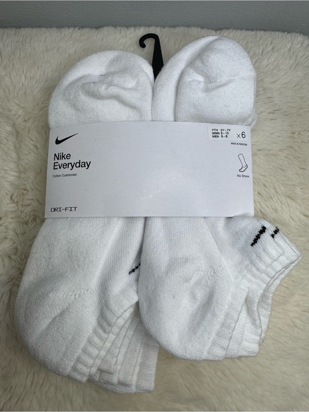 Nike Everyday No-Show Socks (6 Pack)
